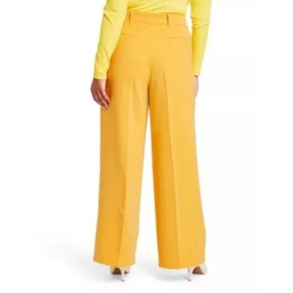 Sergio Hudson High-Waist Wide Leg Tailored Trousers- 2X - Picture 2 of 3